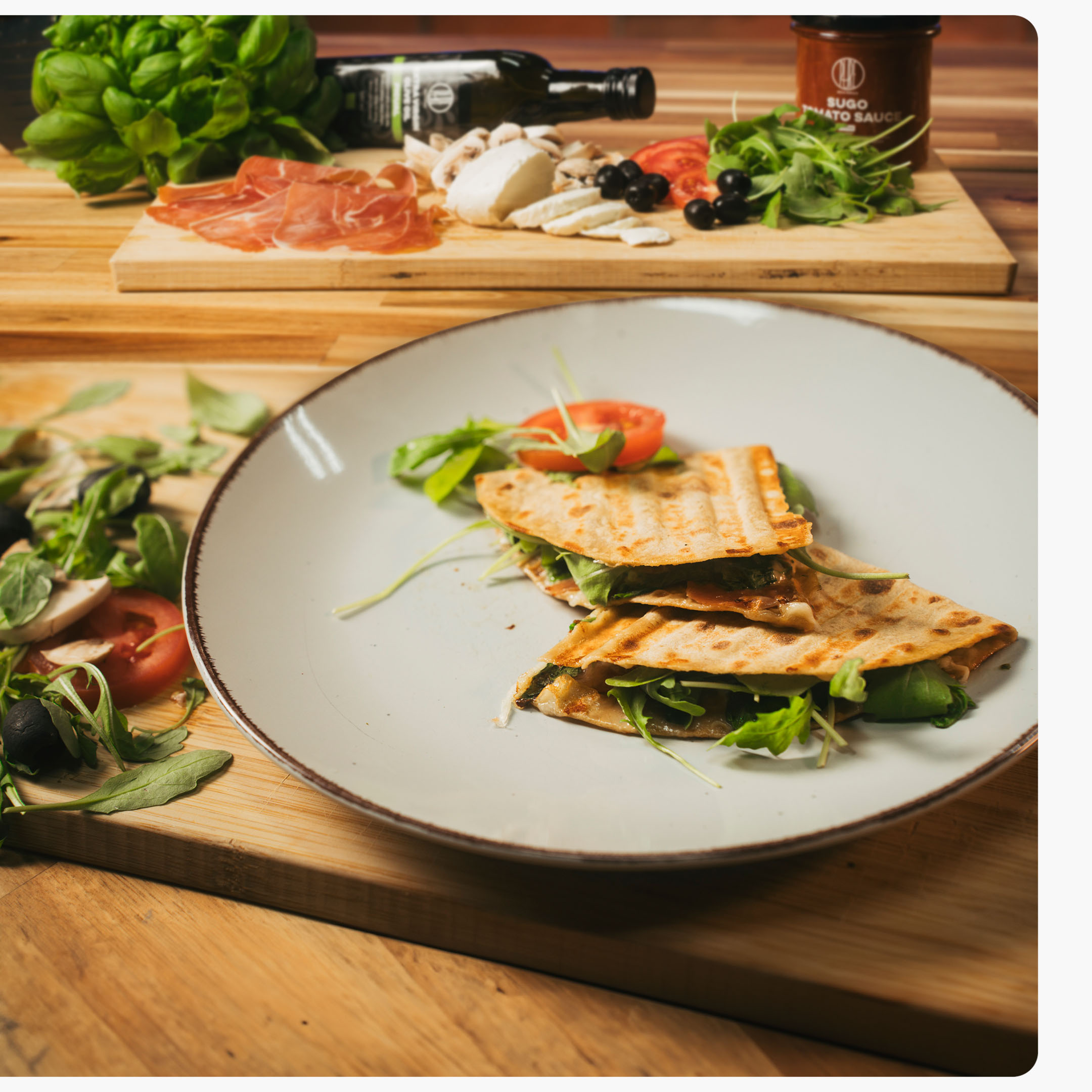 piadina wrap detail